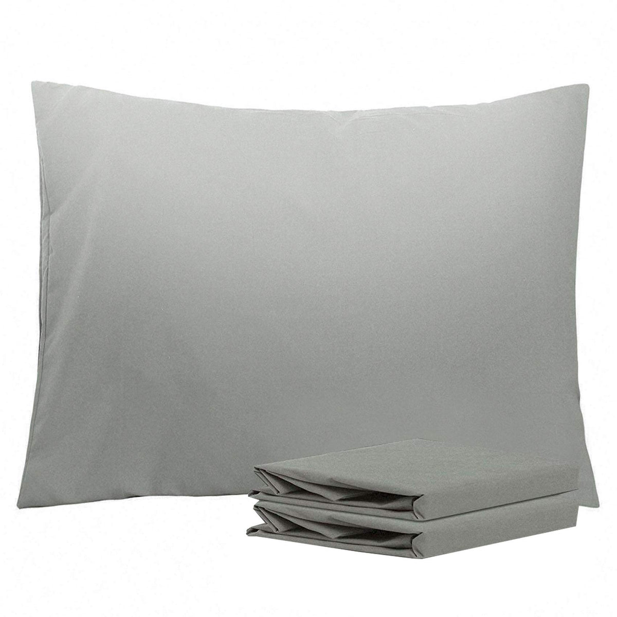 NTBAY Microfiber Queen Pillowcases, 4 Pack, 20 x 30, White