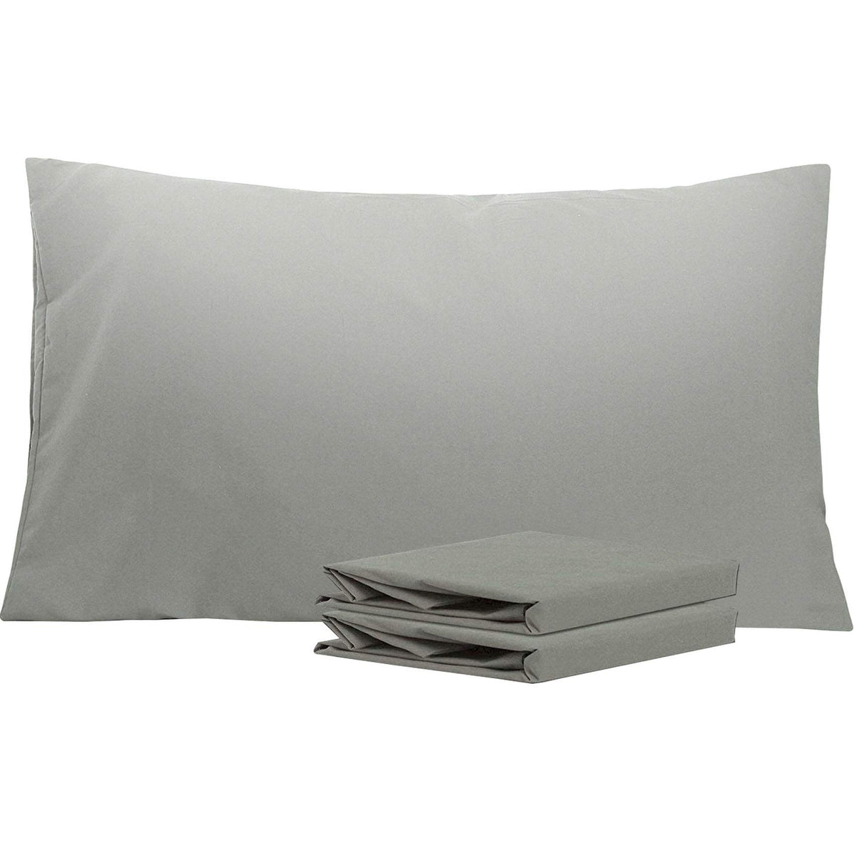 NTBAY Microfiber Queen Pillowcases, 4 Pack, 20 x 30, White