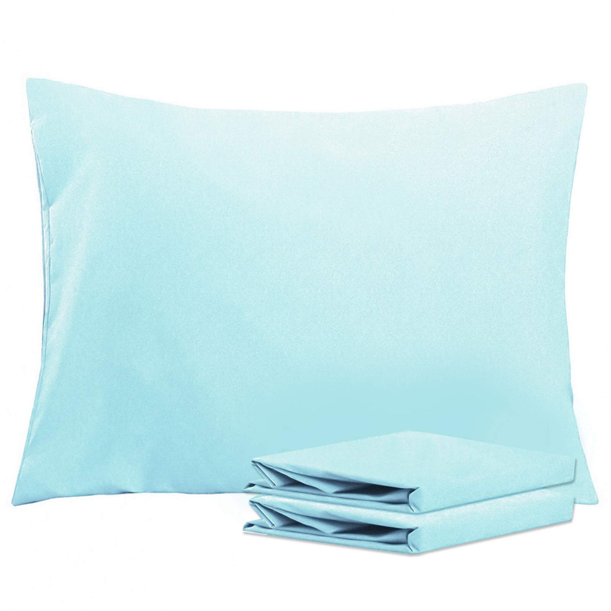 NTBAY Microfiber Queen Pillowcases, 4 Pack, 20 x 30, White