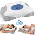 Cervical Pillow for Neck Pain Relief, Ergonomic Neck Pillow for Sleeping, Orthopedic Contour Side Sleeper Pillow for Neck Support, Memory Foam Pillows for Back Stomach Sleepers
