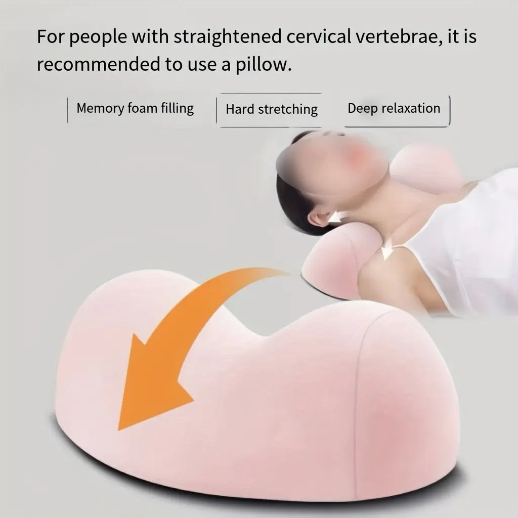 Cervical Pillow for Better Sleep, Adult Neck Support Device, Hand Washable, Bedside Use, Comfortable Neck Care, Single Unit