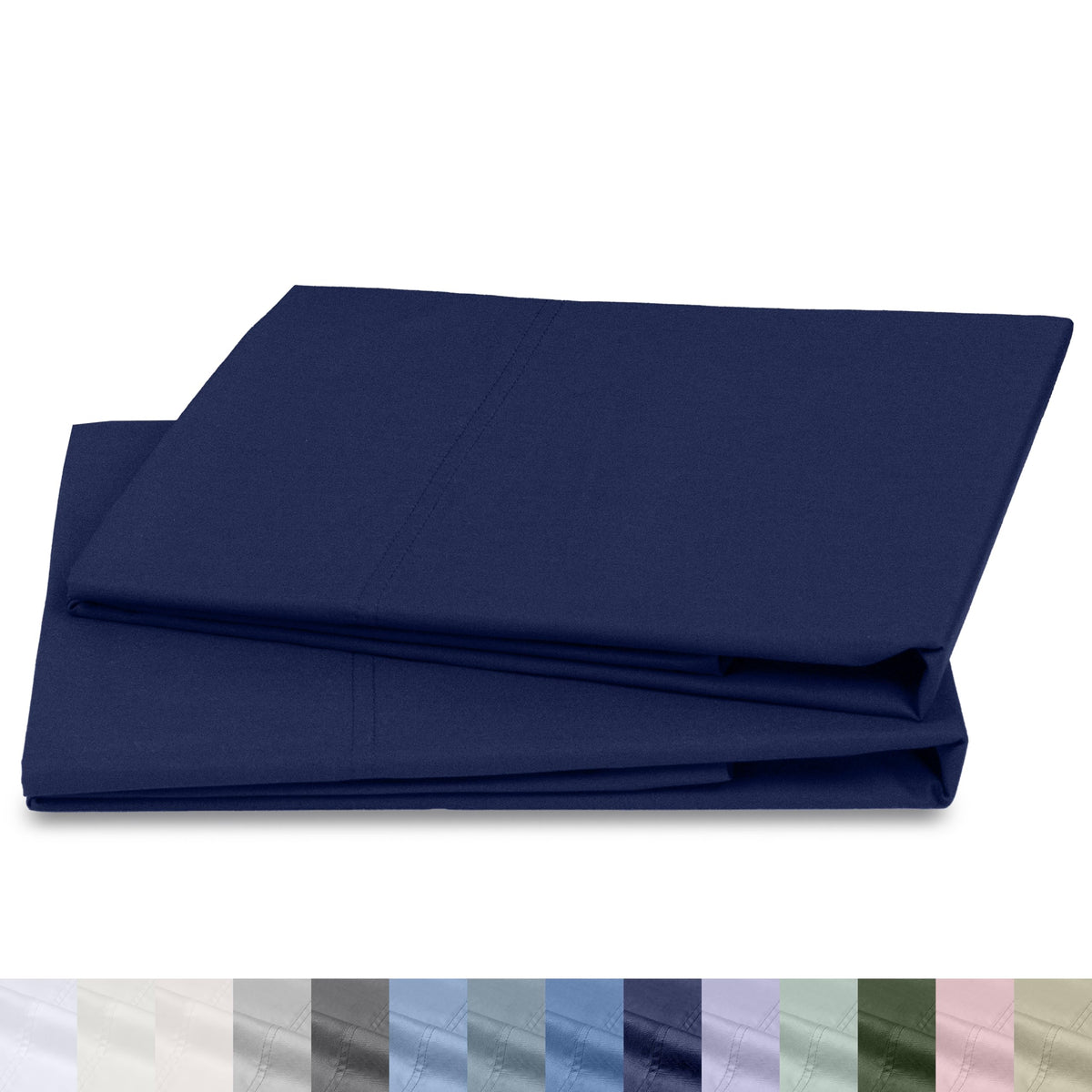 California Design Den 100% Organic Cotton 2-Pack King Pillowcases