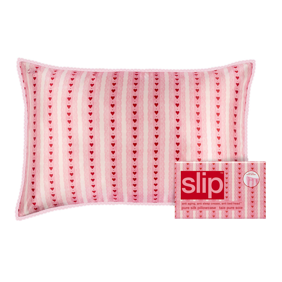 Slip Silk Queen Pillowcase, White | 100% Pure 22 Momme Mulberry Silk