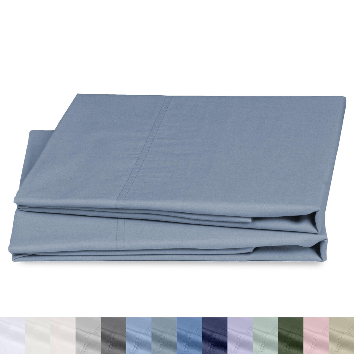 California Design Den 100% Organic Cotton 2-Pack King Pillowcases