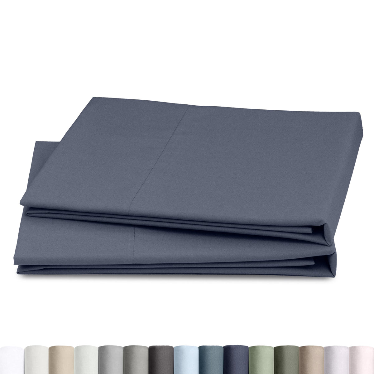 California Design Den 100% Egyptian Cotton 2-Pack Pillowcases Queen Size