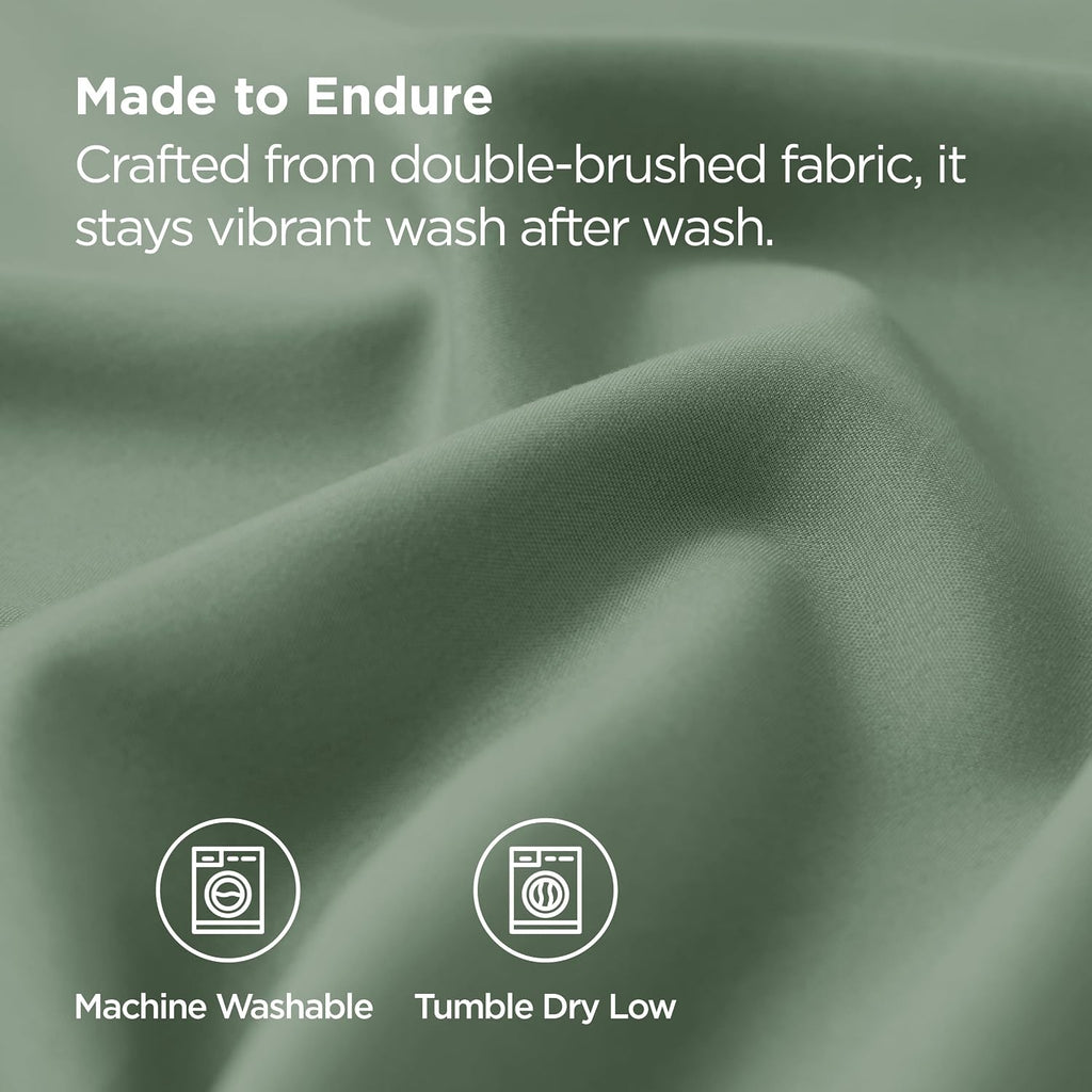 Bedsure Queen Pillow Cases Set of 2 - Sage Green Brushed Microfiber Pillowcase 2 Pack, Super Soft and Cozy Pillow Sham Covers with Envelope Closure, Wrinkle, Fade Resistant, 20x30 Inches