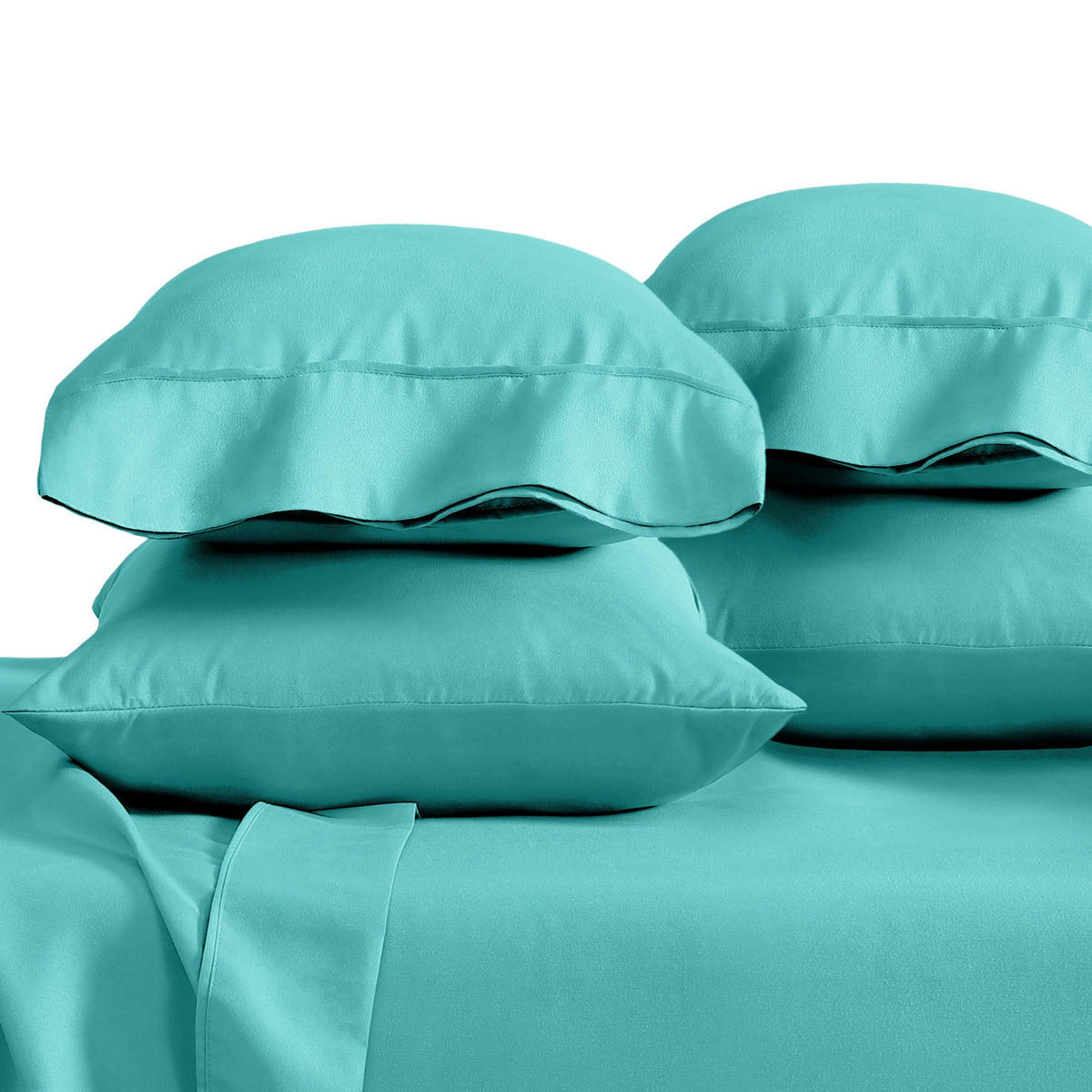Bare Home Pillowcases Open End (Standard Set of 2, Grey)