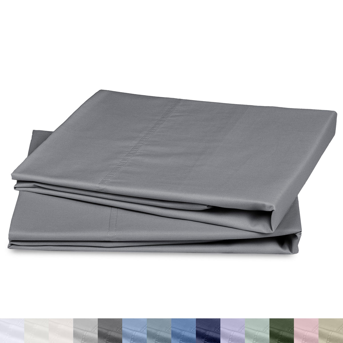 California Design Den 100% Organic Cotton 2-Pack King Pillowcases