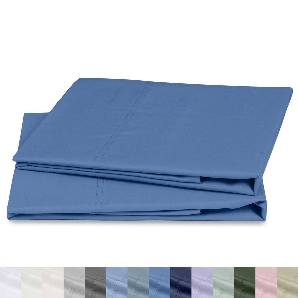 California Design Den 100% Organic Cotton 2-Pack King Pillowcases
