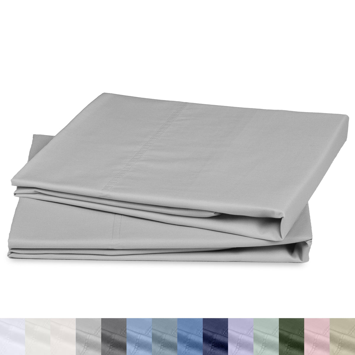 California Design Den 100% Organic Cotton 2-Pack King Pillowcases