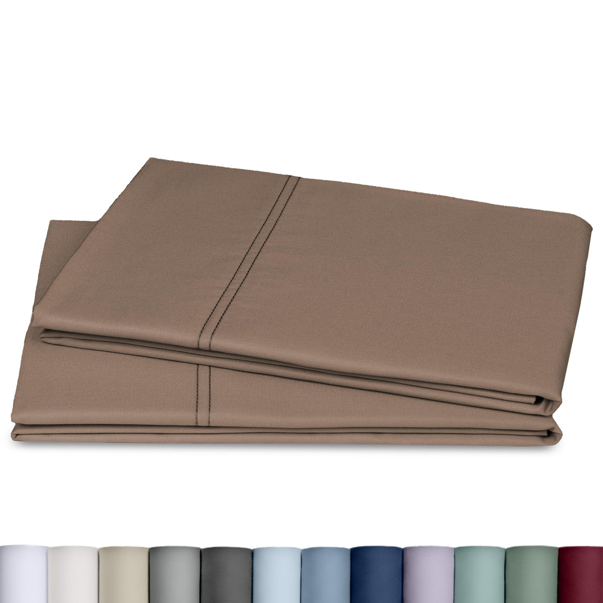 California Design Den 800 Thread Count 2-Pack Pillowcases Standard, White