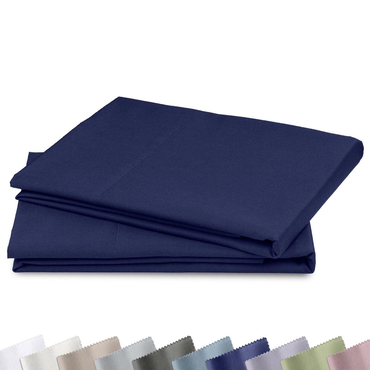 California Design Den 1000 Thread Count Pillow Cases Queen Size, Set of 2