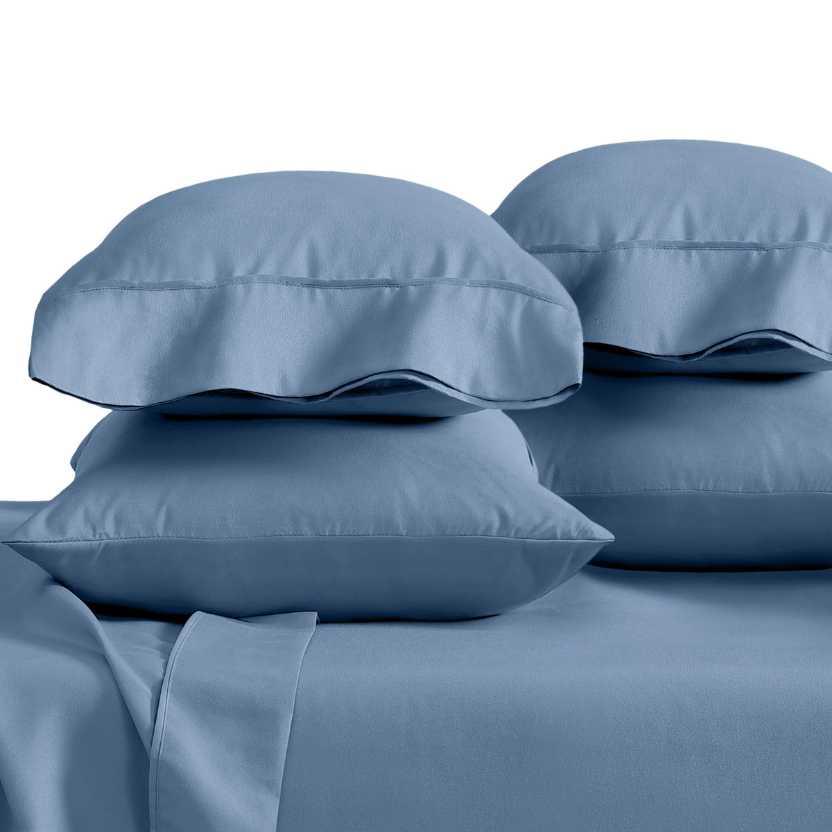 Bare Home Pillowcases Open End (Standard Set of 2, Grey)