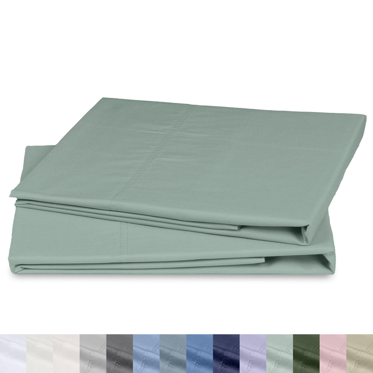 California Design Den 100% Organic Cotton 2-Pack King Pillowcases