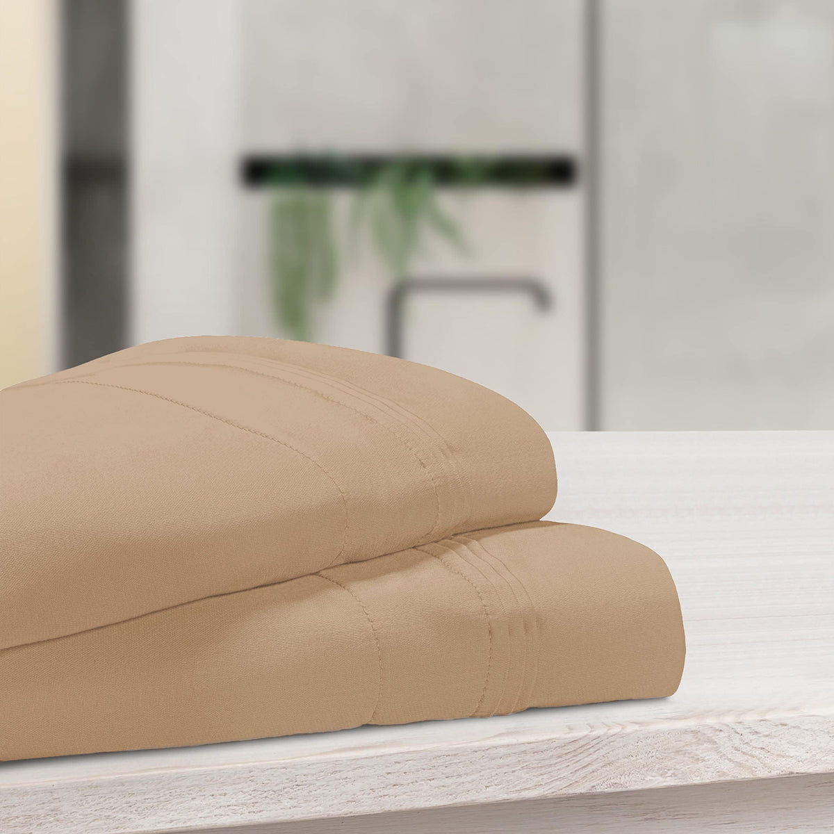 Superior 1000 Thread Count Egyptian Cotton Pillowcase Set, Pillow Covers for All Pillows and Sleepers, Soft Pillowcases for Bed Fashion, Basics, Large Cases, 2-Piece Set- Standard, White