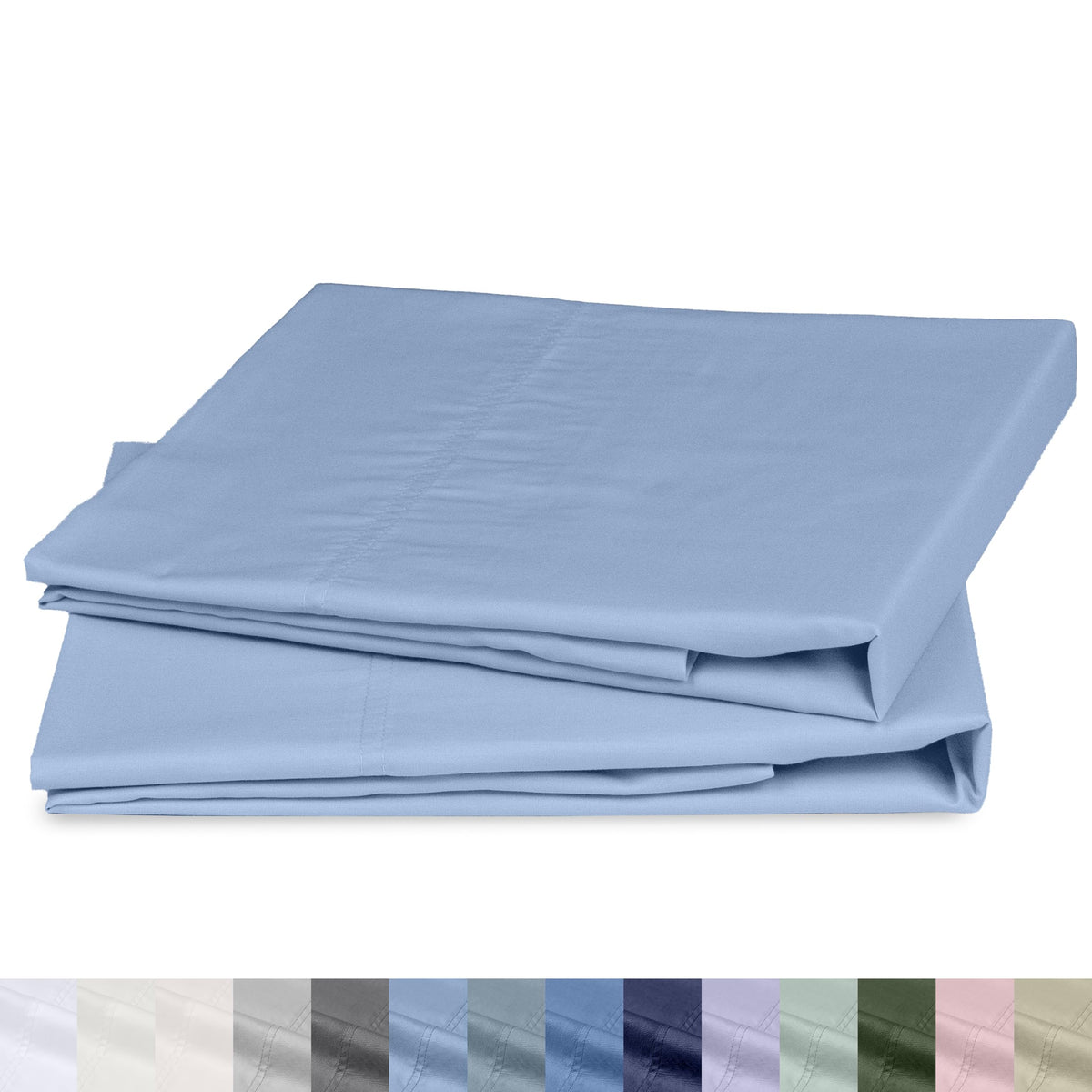 California Design Den 100% Organic Cotton 2-Pack King Pillowcases