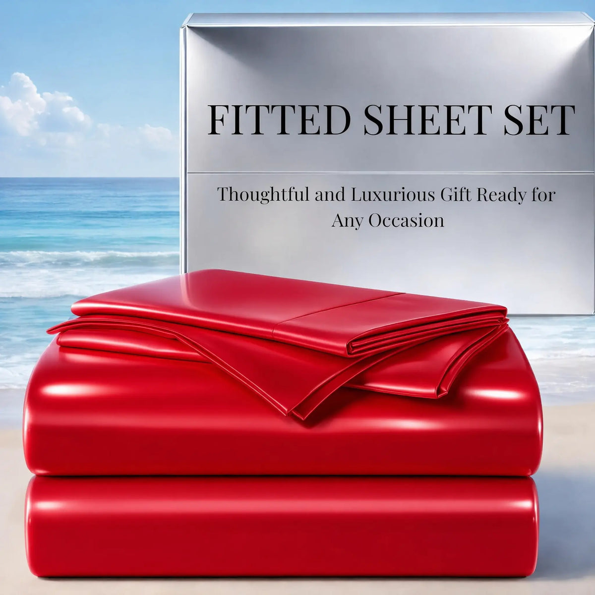 Cosybay Silky Satin Bedding Sets, Luxury Look Wrinkle-Resistant Bedding with Pillowcases, 15" Deep Pocket Fitted Bedding (Twin: 2pcs, No Top Bedding; Full/Queen/King: 3pcs) for Mattresses & Mattress Toppers #tiktokshopbacktoschool
