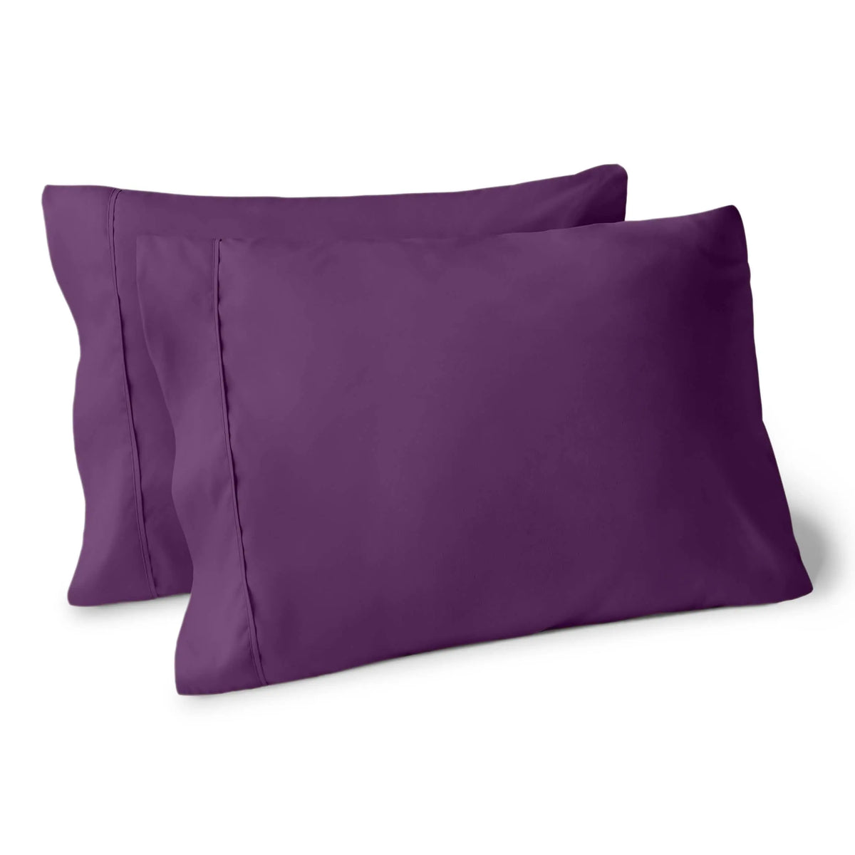 Bare Home 2-Piece Standard Microfiber Pillowcase Set - Ultra-Soft, Smooth Texture, Breathable, Lightweight Open-End Print Bedding Linens, Machine Washable, Fading Resistant for Simple Upkeep, Two Piece Set