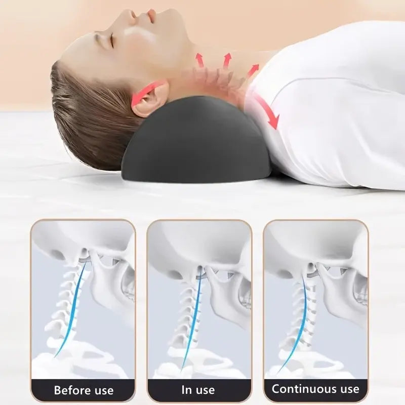 Cervical Pillow for Better Sleep, Adult Neck Support Device, Hand Washable, Bedside Use, Comfortable Neck Care, Single Unit