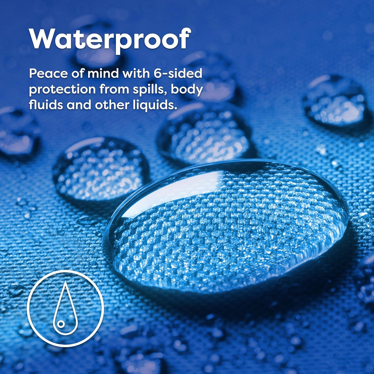 HOSPITOLOGY PRODUCTS Pillow Encasement- Zippered Bed Bug Dust Mite Proof Hypoallergenic - Sleep Defense System - Standard - Waterproof - Set of 2 - 20" H x 26" W