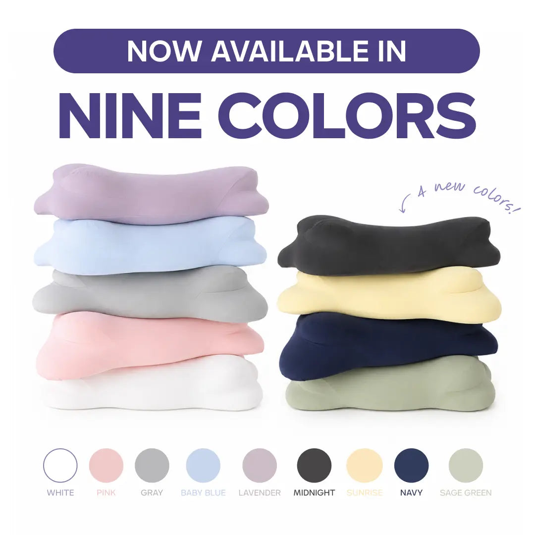 Mellow Sleep | CloudAlign Pillow + FREE Cooling Pillowcase - Ergonomic Cervical Memory Foam Pillow with Dual-Height Design for Side, Back & Stomach Sleepers
