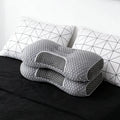 2‑Pack Ergonomic Anti‑Snoring Cervical Pillow, Breathable Skin‑Friendly Neck Support Sleep Cushion for Pain Relief & Restful Night Sleep