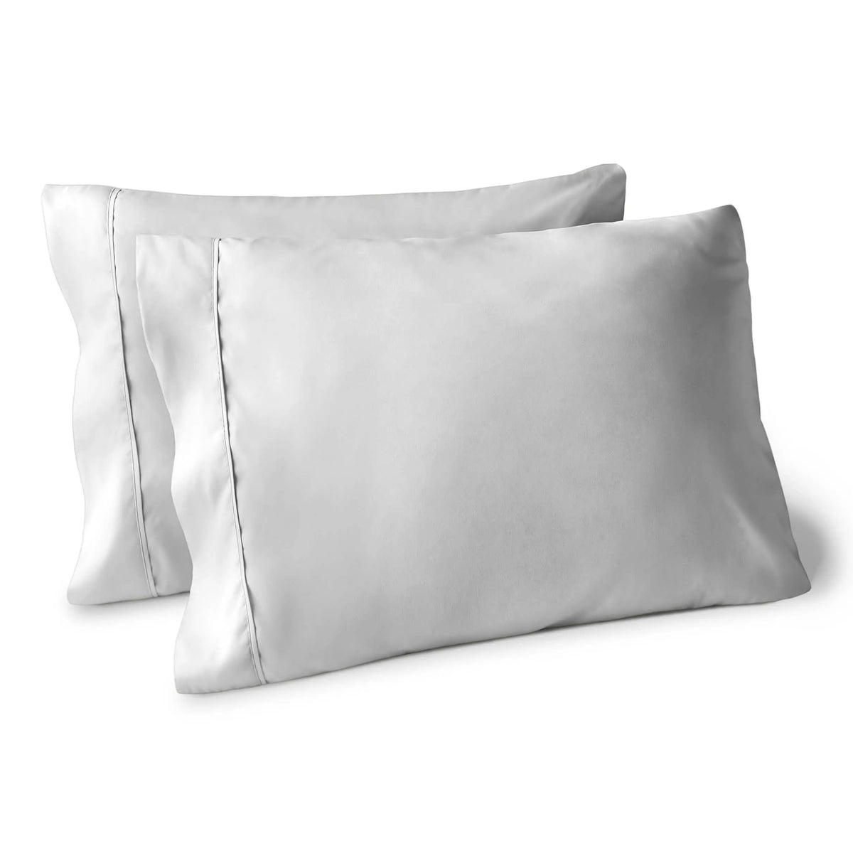 Bare Home 2-Piece Standard Microfiber Pillowcase Set - Ultra-Soft, Smooth Texture, Breathable, Lightweight Open-End Print Bedding Linens, Machine Washable, Fading Resistant for Simple Upkeep, Two Piece Set