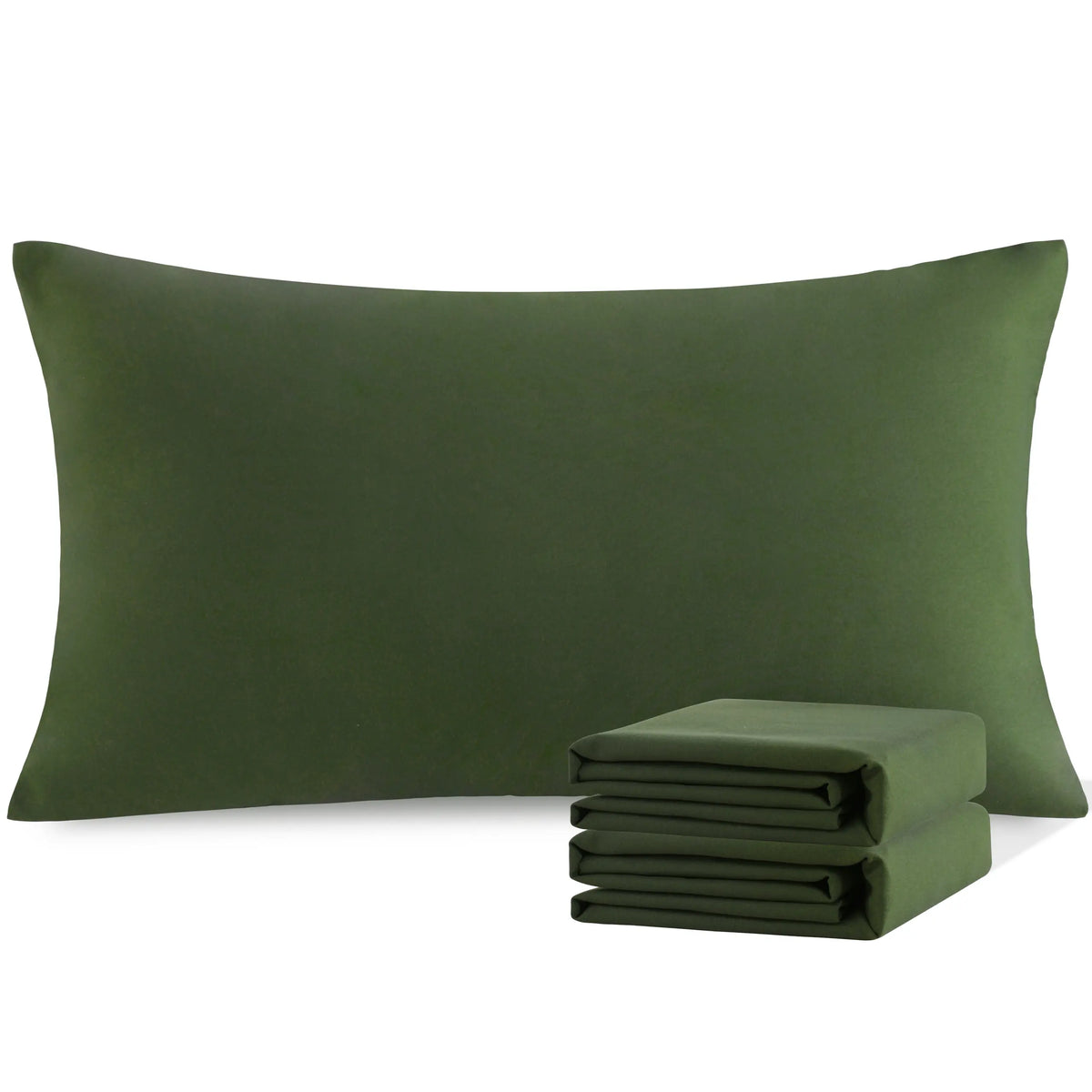 NTBAY Microfiber Pillowcases, Set of 2 Soft Breathable Pillow Cases with Envelope Closure, Available All Year Round, Friendly to Children & Pets, Bedding Gift Ready, Wrinkle Free & Fade Resistant, Hotel Quality Bedding, Machine Washable, Oeko-Tex