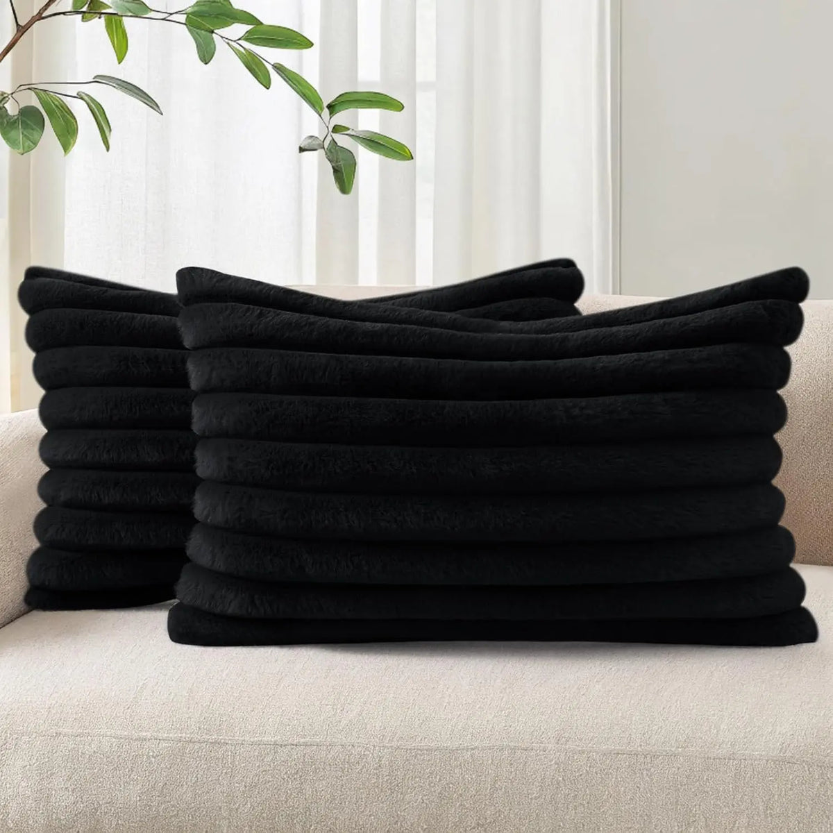 2pcs Flannel Pillowcases, Bed Linens, Ultra Soft Plush, 20x30 Inches, Warm and Comfortable, Versatile, Ideal for Bedroom, Living Room, Sofa, Chair, Perfect Gift #GLOBAL PICKS