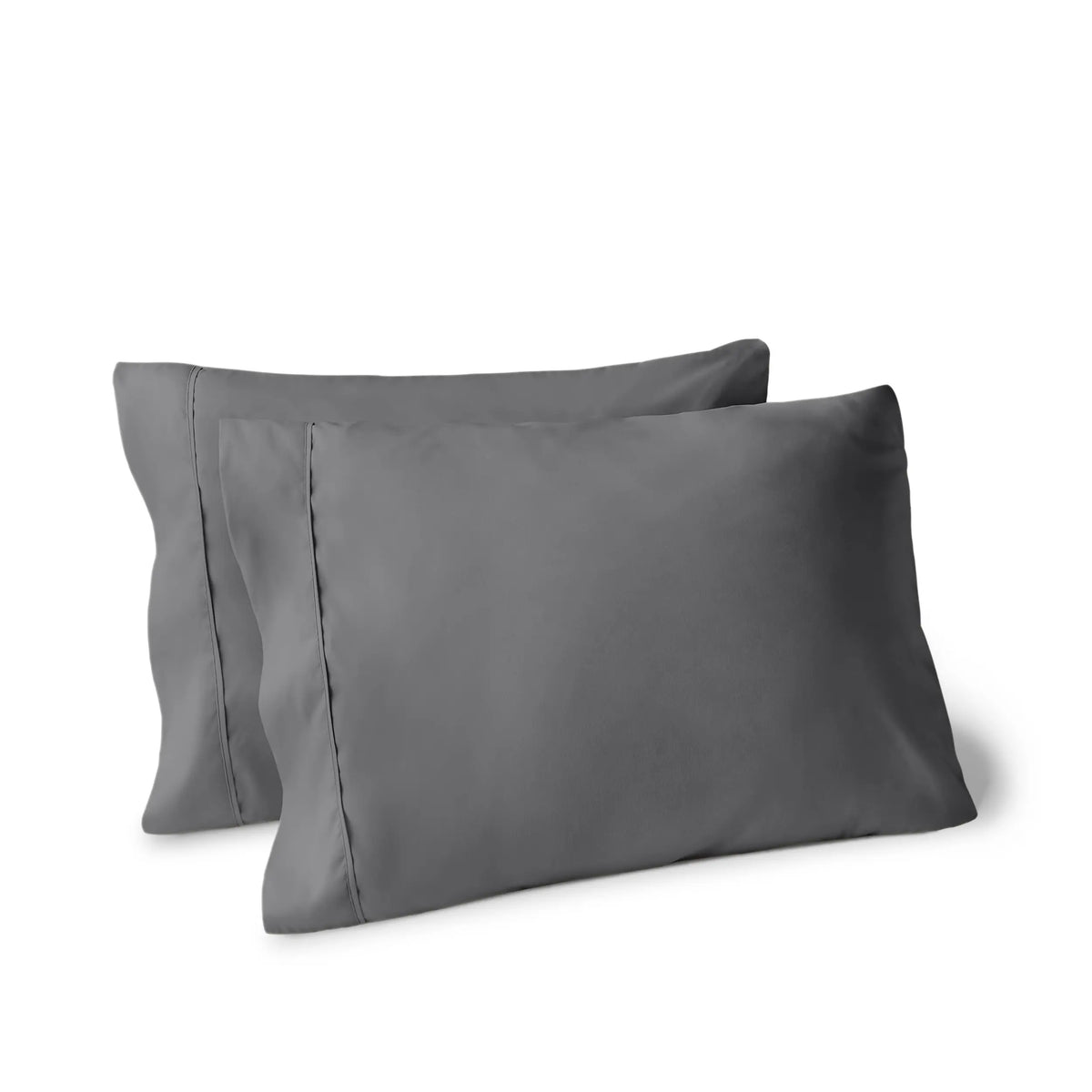 Bare Home 2-Piece Standard Microfiber Pillowcase Set - Ultra-Soft, Smooth Texture, Breathable, Lightweight Open-End Print Bedding Linens, Machine Washable, Fading Resistant for Simple Upkeep, Two Piece Set