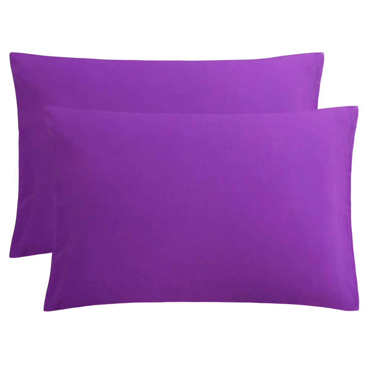 Bedsum 2-Piece 100% Brushed Microfiber Pillowcases, Envelope Secure Fit Closure, Breathable Soft Bedding, Cooling Bedding, Sweat-Absorbing, Wrinkle-Free, Fading Resistance, Durable All-Seasons Pillow Covers