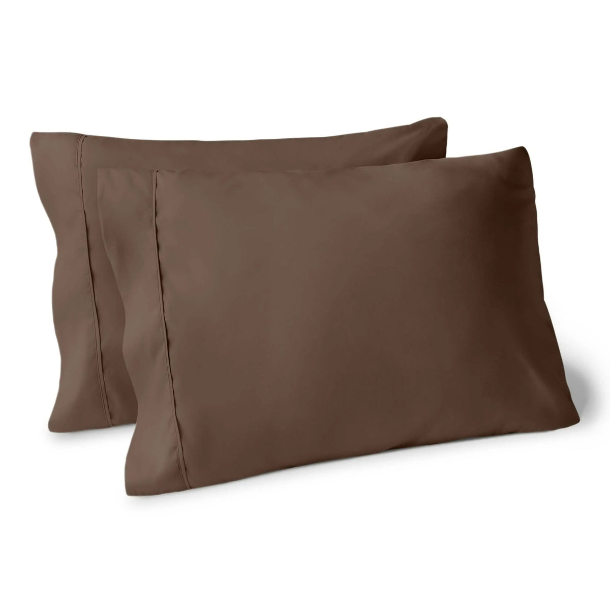 Bare Home 2-Piece Standard Microfiber Pillowcase Set - Ultra-Soft, Smooth Texture, Breathable, Lightweight Open-End Print Bedding Linens, Machine Washable, Fading Resistant for Simple Upkeep, Two Piece Set