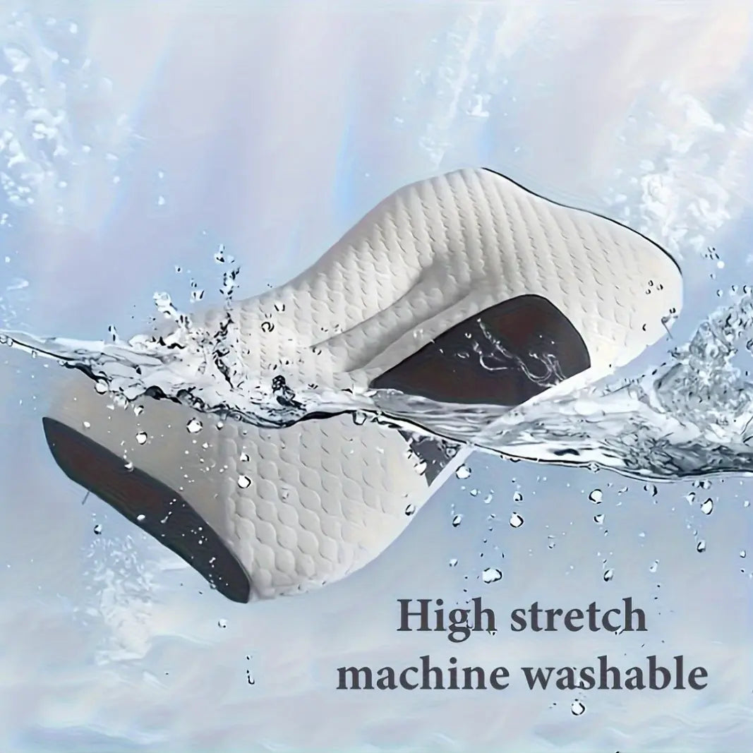 Adjustable Ergonomic Neck Pillow, Premium Soft Filling, Removable Washable Cover, Orthopedic Support for Cervical Spine, Perfect for Travel & Home