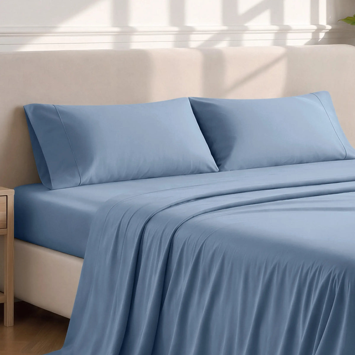 Bare Home 2-Piece Standard Microfiber Pillowcase Set - Ultra-Soft, Smooth Texture, Breathable, Lightweight Open-End Print Bedding Linens, Machine Washable, Fading Resistant for Simple Upkeep, Two Piece Set