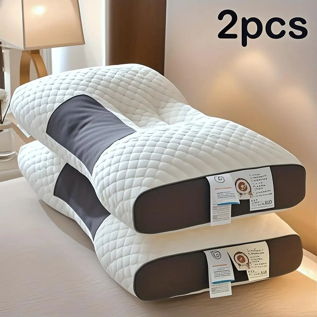 Adjustable Ergonomic Neck Pillow, Premium Soft Filling, Removable Washable Cover, Orthopedic Support for Cervical Spine, Perfect for Travel & Home