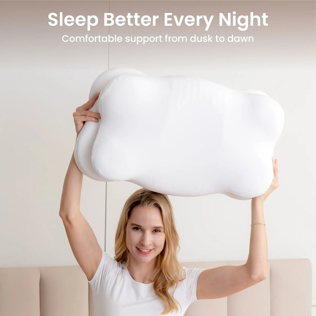 Alcedo Cervical Memory Foam Pillow for Neck and Shoulder Pain Relief, Adjustable Ergonomic Contour Orthopedic Pillow with Cervical Support for Side, Back and Stomach Sleepers