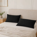 2-Pack Microfiber Pillowcases - Bed Linens with Secure Envelope Closure, Ultra-Soft Smooth Texture, Durable, Wrinkle-Resistant, Stain-Resist, Machine-Washable, Low-Maintenance Multi-Size Bed Pillow Covers for Comfortable Sleep