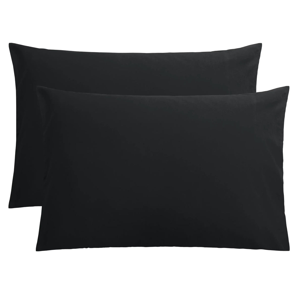 Bedsum 2-Piece 100% Brushed Microfiber Pillowcases, Envelope Secure Fit Closure, Breathable Soft Bedding, Cooling Bedding, Sweat-Absorbing, Wrinkle-Free, Fading Resistance, Durable All-Seasons Pillow Covers