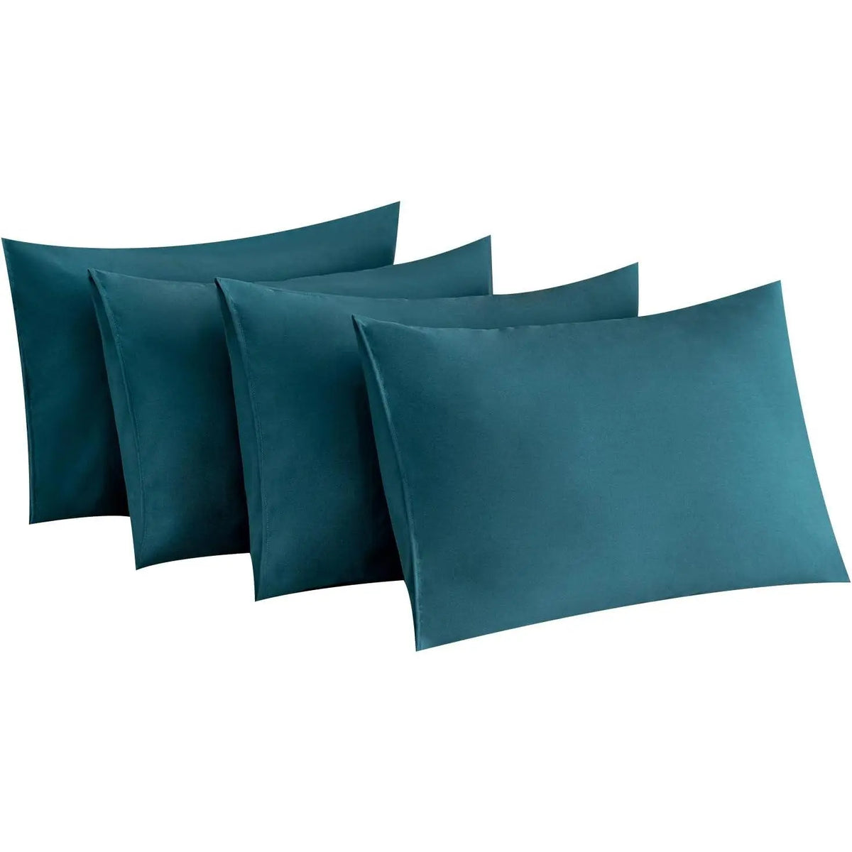Dark Grey Pillow Cases Set of 4  Size, Envelope Design | Super Soft, Smooth, Breathable Dark Gray Pillow Cases -Microfiber, Machine Washable Lightweight (20X30 Inches (4 ))