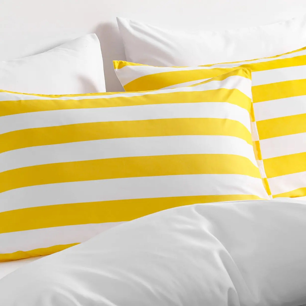 Bedsum 2-Piece 100% Brushed Microfiber Pillowcases, Envelope Secure Fit Closure, Breathable Soft Bedding, Cooling Bedding, Sweat-Absorbing, Wrinkle-Free, Fading Resistance, Durable All-Seasons Pillow Covers