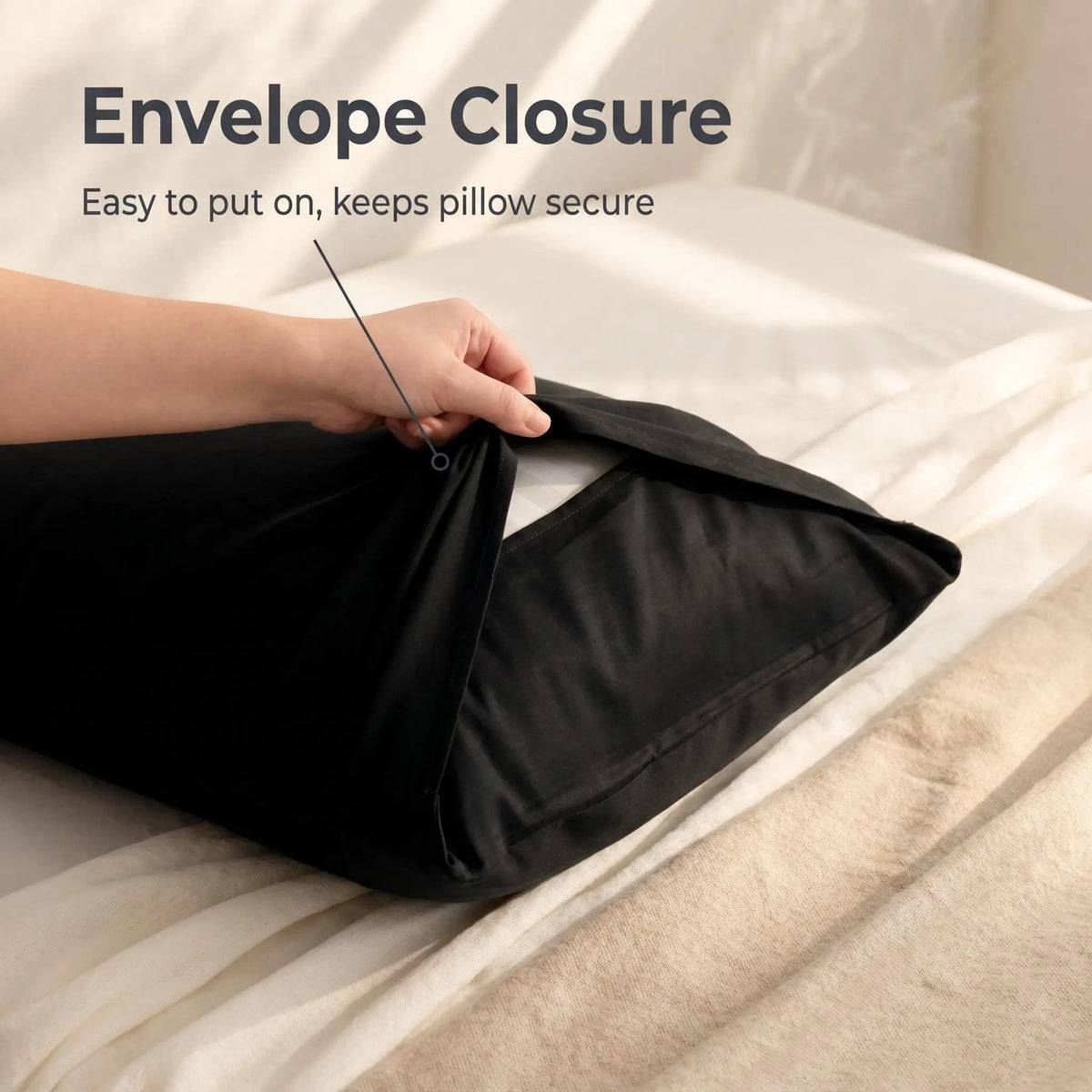 Bedsum 2-Piece 100% Brushed Microfiber Pillowcases, Envelope Secure Fit Closure, Breathable Soft Bedding, Cooling Bedding, Sweat-Absorbing, Wrinkle-Free, Fading Resistance, Durable All-Seasons Pillow Covers
