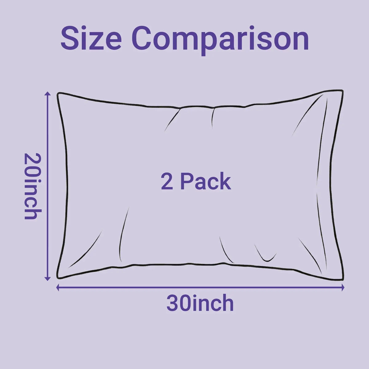 2-Pack Silk-Like Satin Cooling Pillow Cases - Queen Size 20x30in Bedding Pillow Covers with Envelope Closure, Durable Machine Washable Soft Silky Sheets Decorative Bedding for Hair and Skin