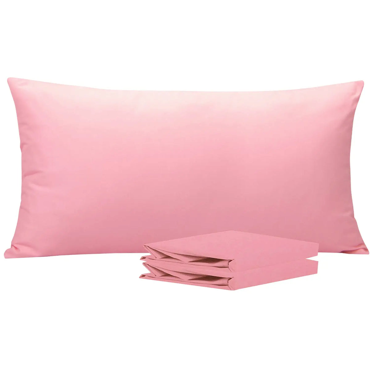 NTBAY Microfiber Pillowcases, Set of 2 Soft Breathable Pillow Cases with Envelope Closure, Available All Year Round, Friendly to Children & Pets, Bedding Gift Ready, Wrinkle Free & Fade Resistant, Hotel Quality Bedding, Machine Washable, Oeko-Tex